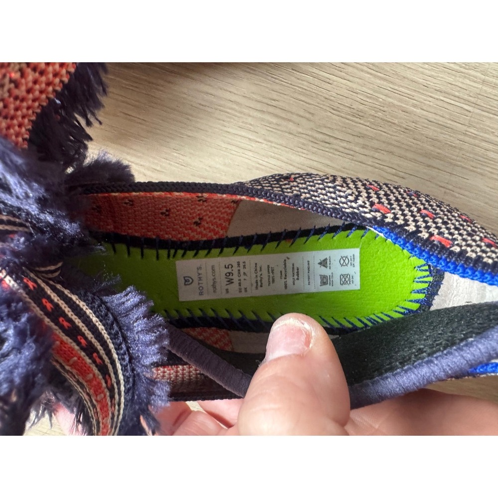 Rothys Coral Dot Store Exclusive 2019 Mary Jane - Picture 5 of 8